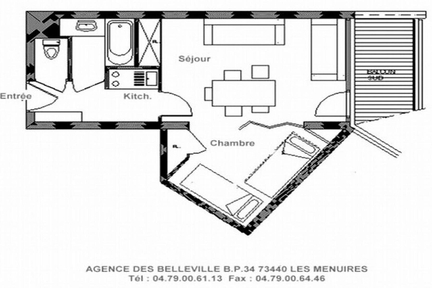 Residence Chaviere - Studio Lumineux - Ski Aux Pieds - Balcon Mae-2224 Saint-Martin-de-Belleville Luaran gambar